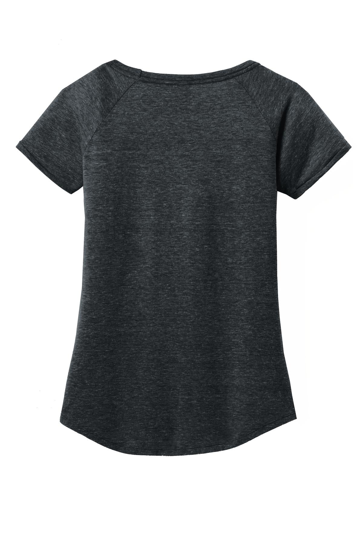 District Made Ladies Tri-Blend Scoop Tee. DM443 District