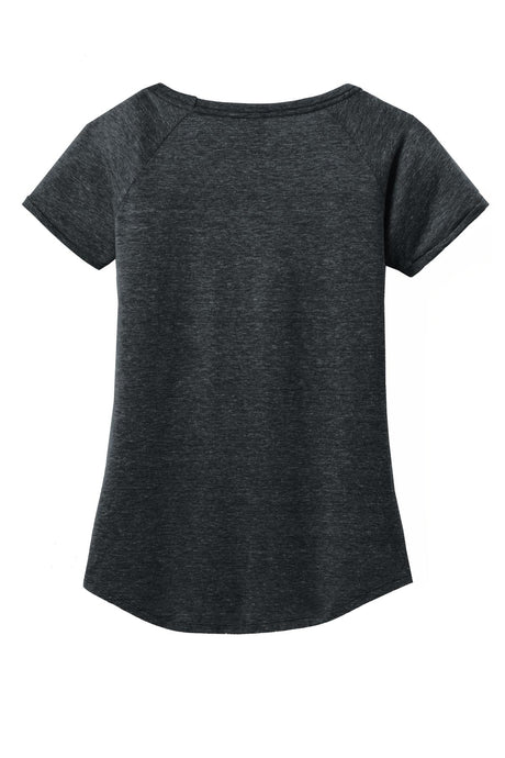 District Made Ladies Tri-Blend Scoop Tee. DM443 District