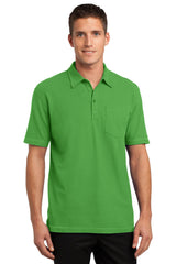 Port Authority Men's Modern Stain-Resistant Pocket Polo. K559 Mens Apparel Shirts & Tops