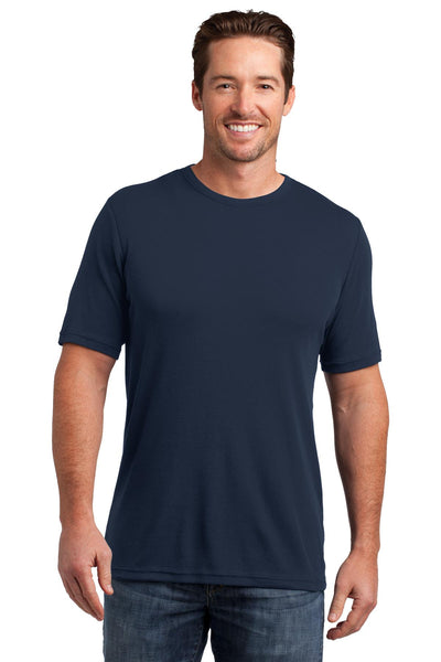 District Made Men's Mini Rib Crew Tee. DM300