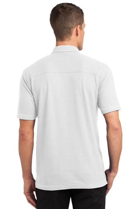 Port Authority Men's Modern Stain-Resistant Pocket Polo. K559 Mens Apparel Shirts & Tops