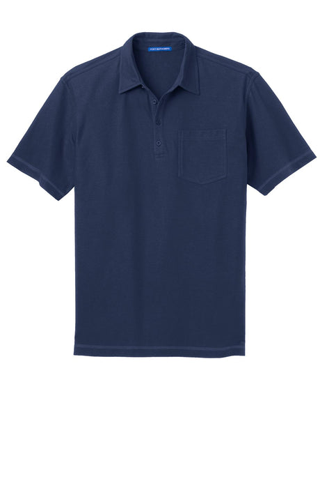Port Authority Men's Modern Stain-Resistant Pocket Polo. K559 Mens Apparel Shirts & Tops