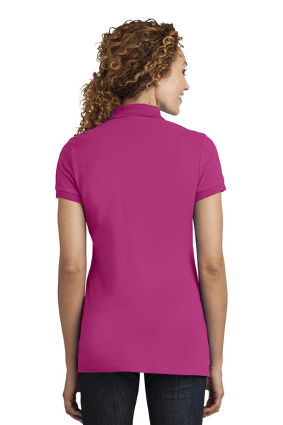 District Made Ladies Stretch Pique Polo. DM425