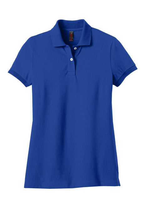 District Made Ladies Stretch Pique Polo. DM425 District