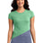 District Juniors Tri-Blend Pieced Crewneck Tee. DT243 District
