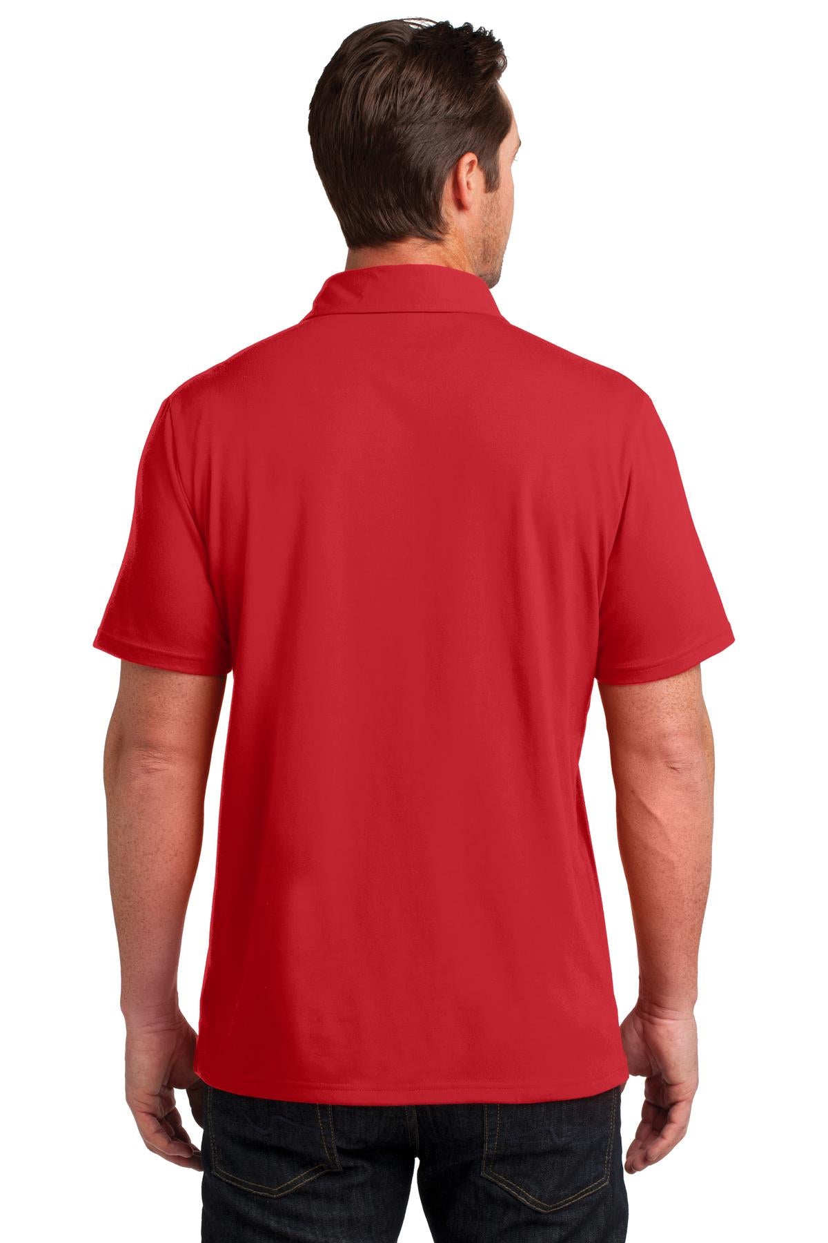 District Made Men's Double Pocket Polo. DM333 District