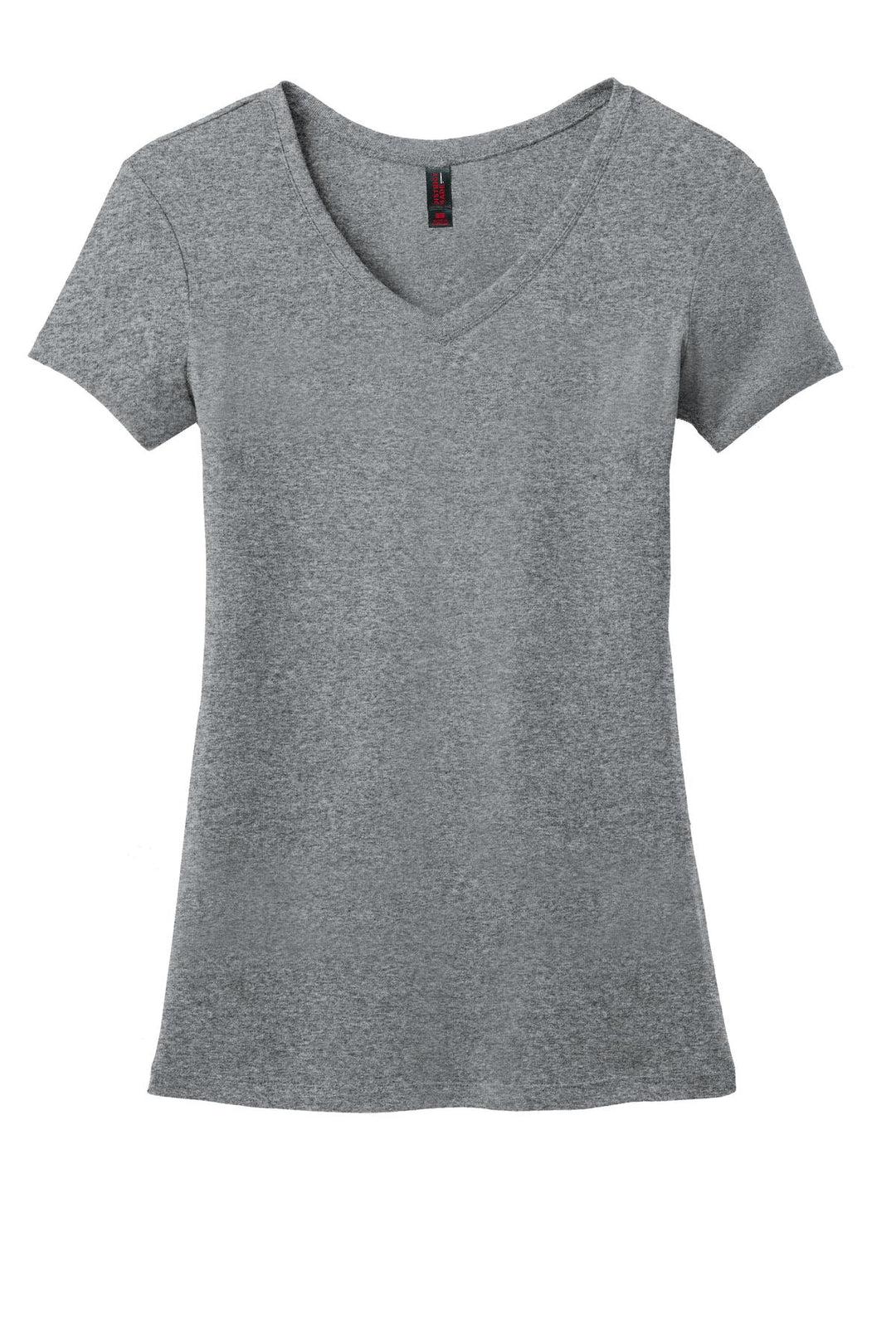 District Made Ladies Mini Rib V-Neck Tee. DM401 District