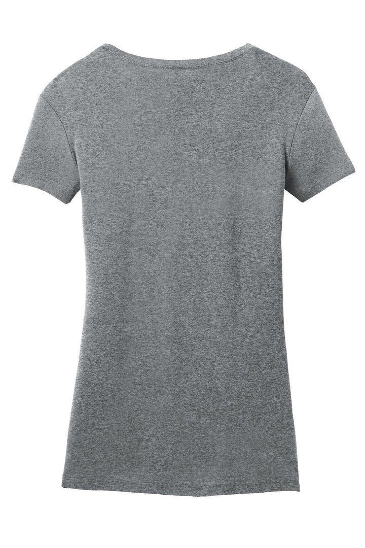 District Made Ladies Mini Rib V-Neck Tee. DM401 District