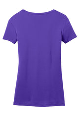 District Made Ladies Mini Rib V-Neck Tee. DM401 District