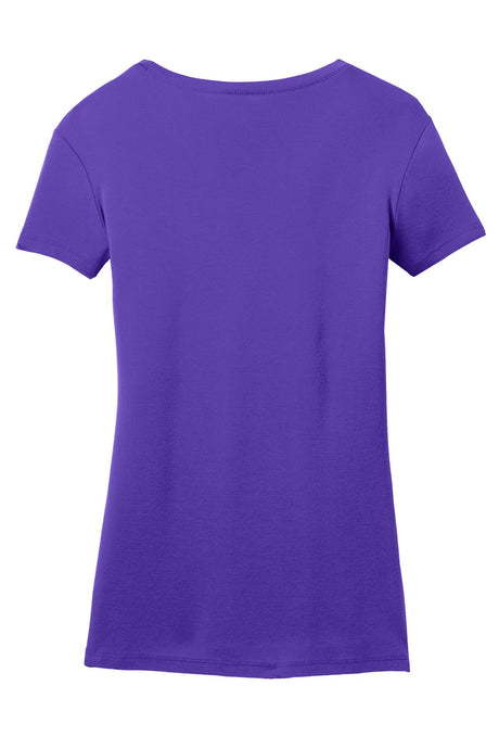 District Made Ladies Mini Rib V-Neck Tee. DM401 District