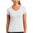District Made ®  Women's Mini Rib V-Neck Tee-1