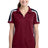 Sport-Tek Women's Tricolor Shoulder Micropique Sport-Wick Polo LST658 Womens Apparel Shirts & Tops