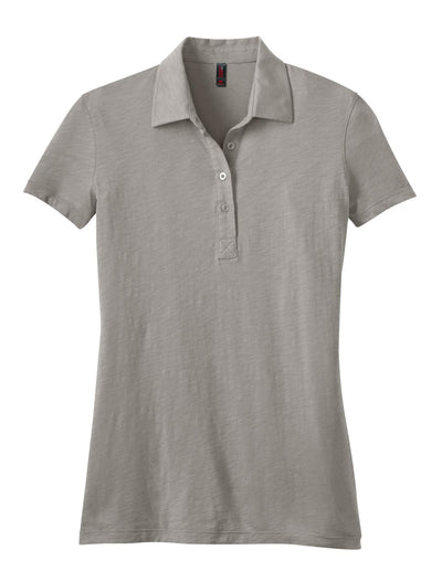 District Made - Ladies Slub Polo. DM450