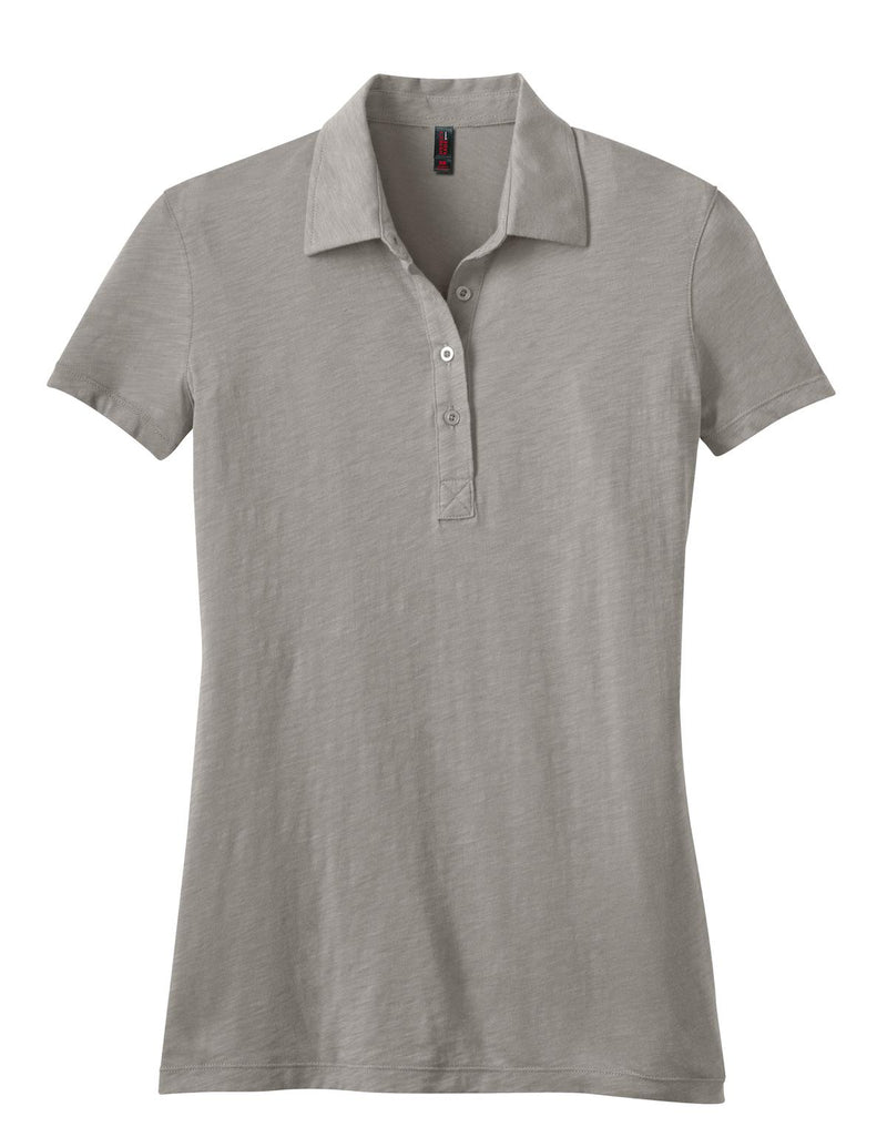 District Made - Ladies Slub Polo. DM450