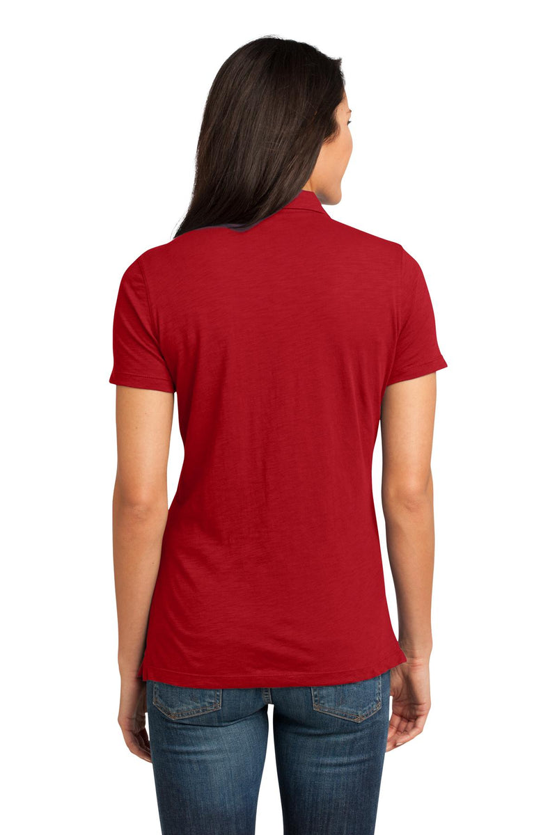 District Made - Ladies Slub Polo. DM450