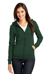District Juniors The Concert Fleece Full-Zip Hoodie. DT801 District