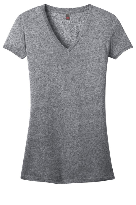 District Juniors Microburn V-Neck Tee. DT261 District