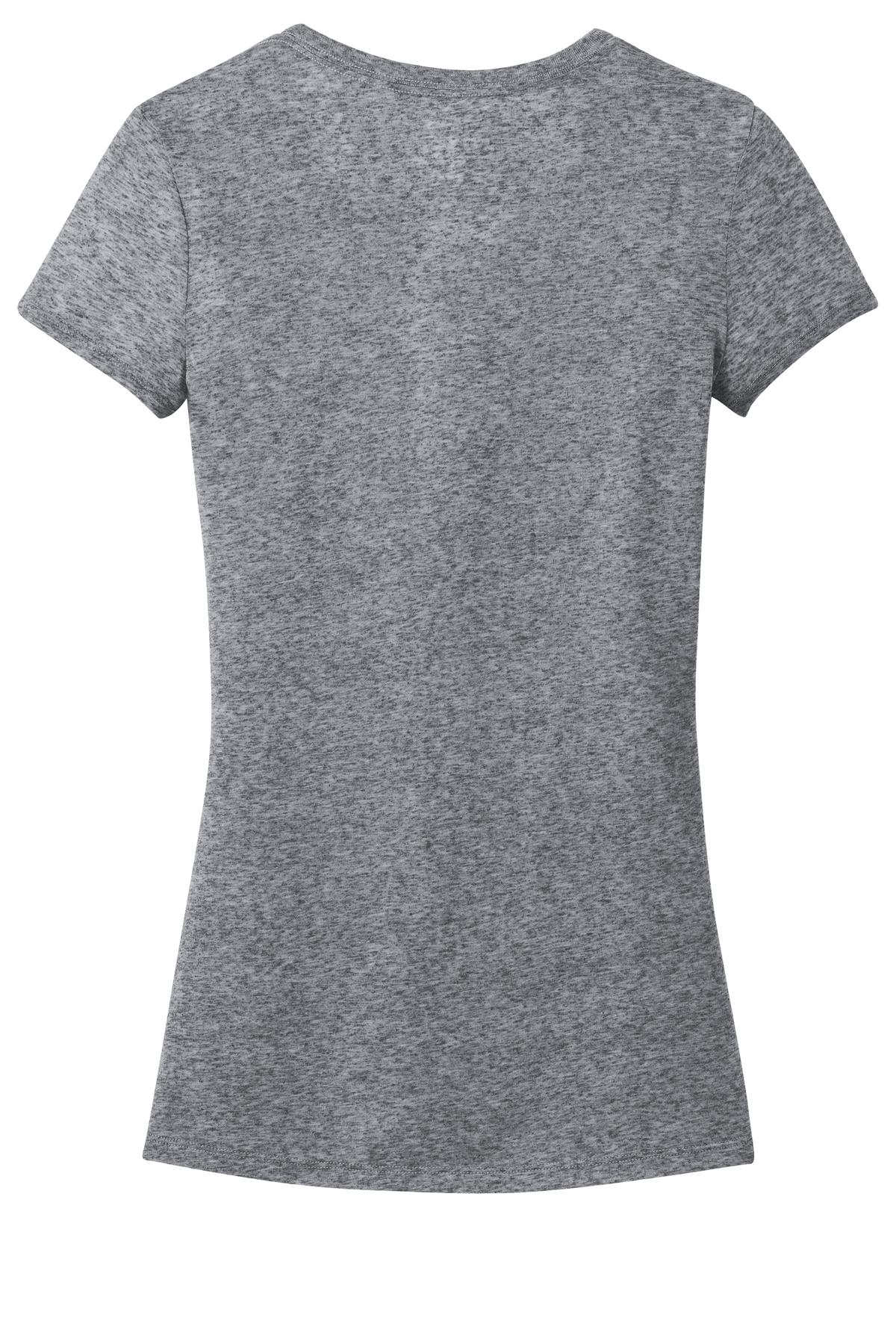District Juniors Microburn V-Neck Tee. DT261 District