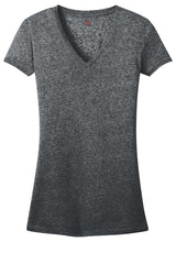 District Juniors Microburn V-Neck Tee. DT261 District