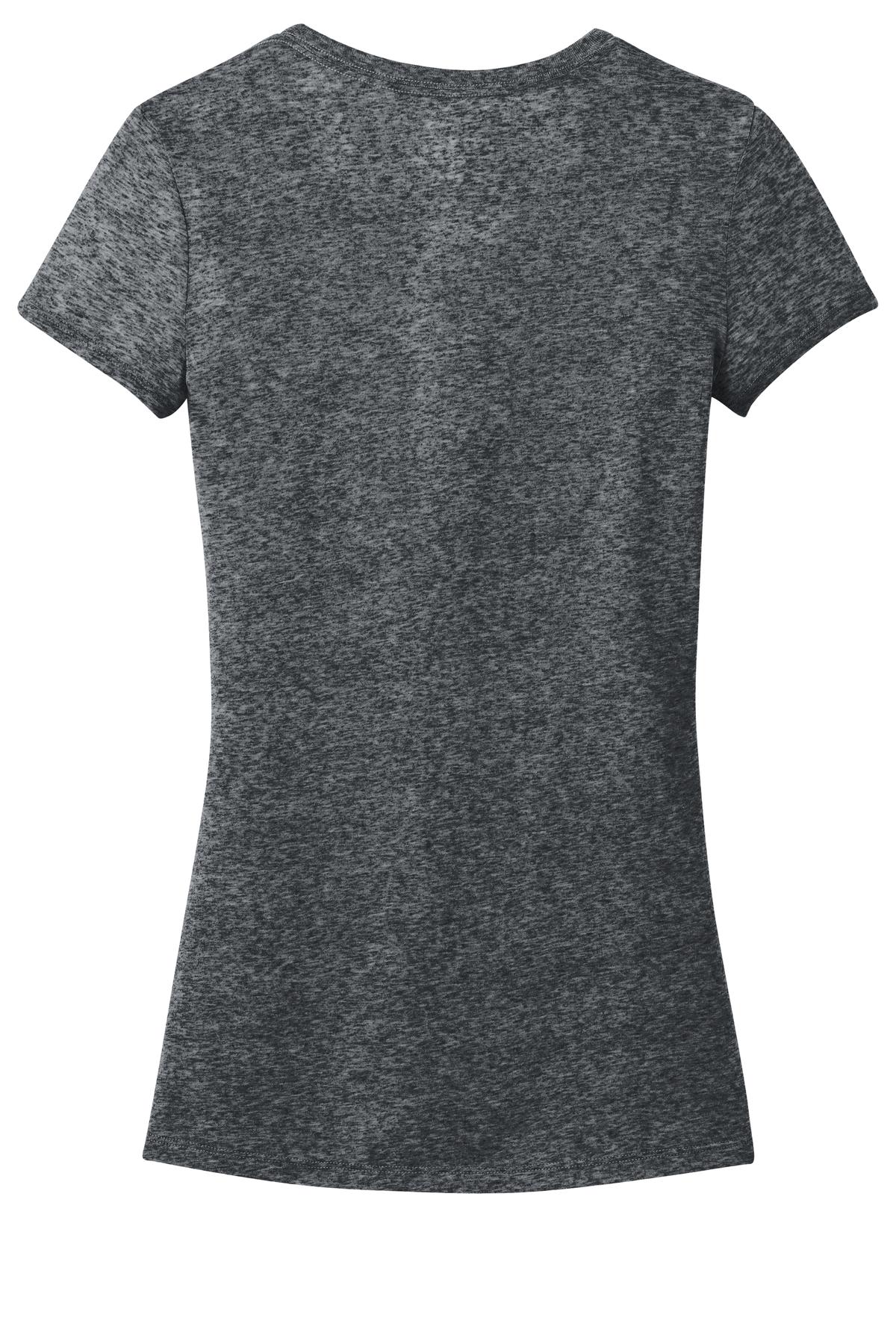 District Juniors Microburn V-Neck Tee. DT261 District