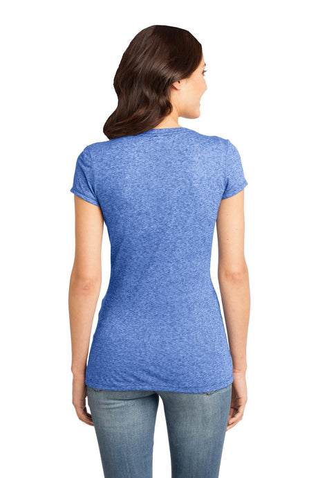 District Juniors Microburn V-Neck Tee. DT261 District