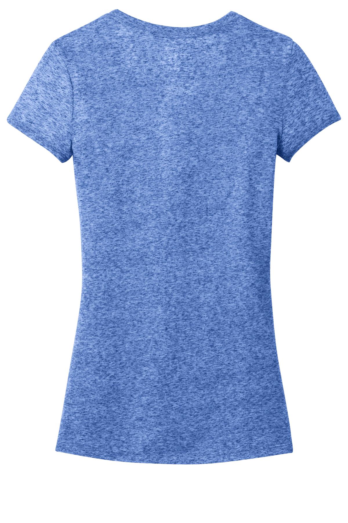 District Juniors Microburn V-Neck Tee. DT261 District