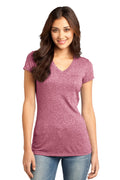 District Juniors Microburn V-Neck Tee. DT261 District