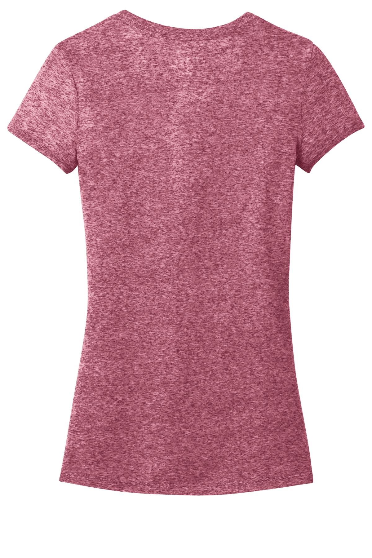 District Juniors Microburn V-Neck Tee. DT261 District