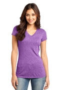 District Juniors Microburn V-Neck Tee. DT261 District
