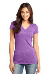 District Juniors Microburn V-Neck Tee. DT261 District