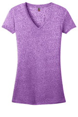 District Juniors Microburn V-Neck Tee. DT261 District