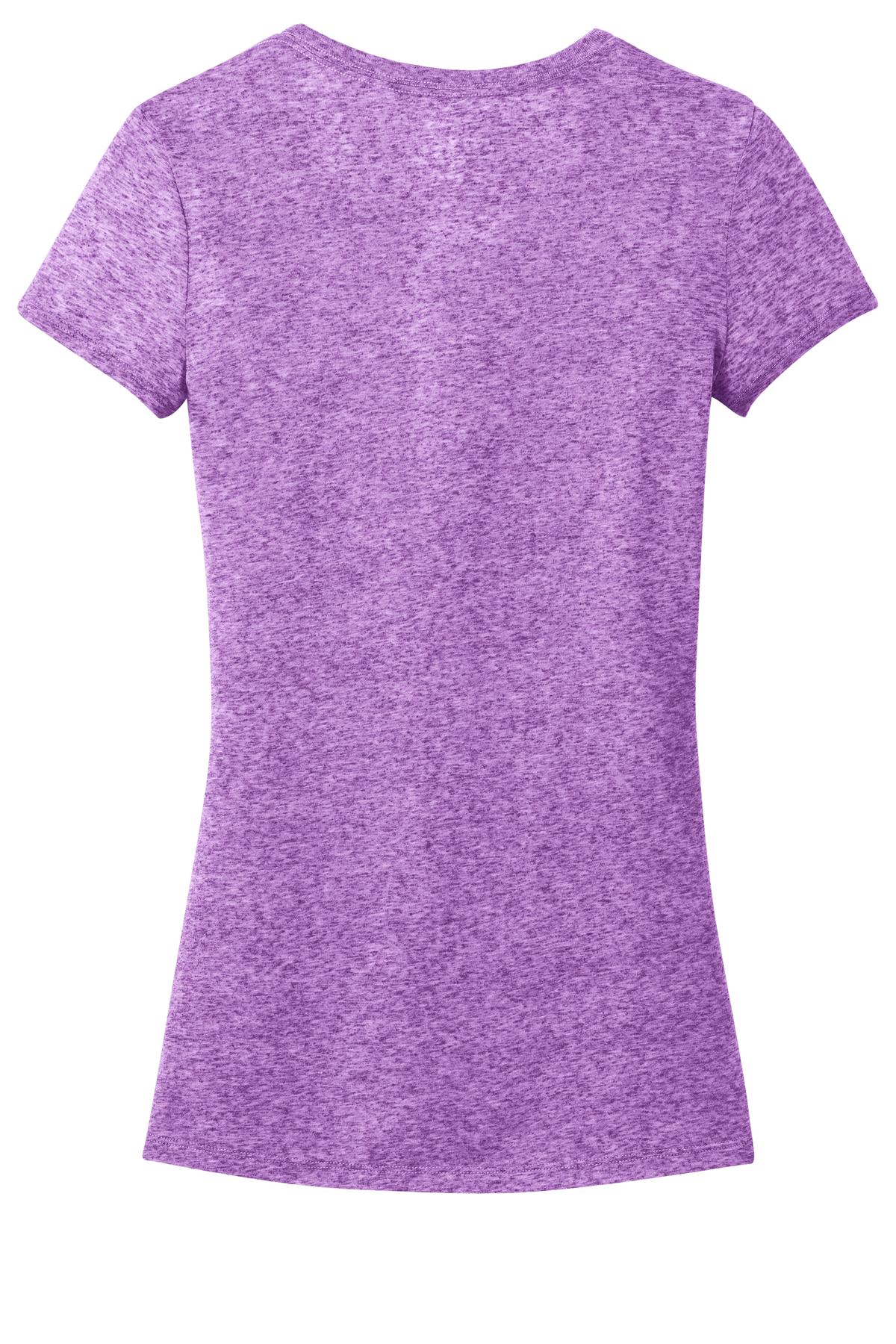 District Juniors Microburn V-Neck Tee. DT261 District
