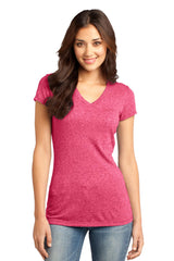 District Juniors Microburn V-Neck Tee. DT261 District