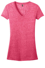 District Juniors Microburn V-Neck Tee. DT261 District