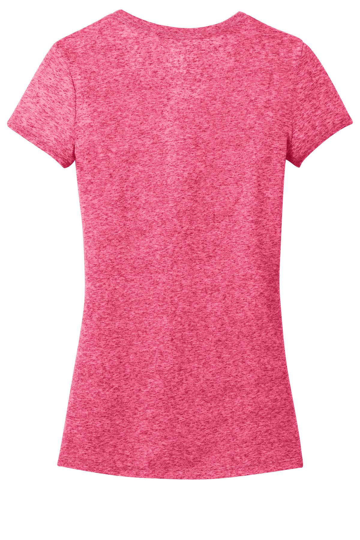 District Juniors Microburn V-Neck Tee. DT261 District