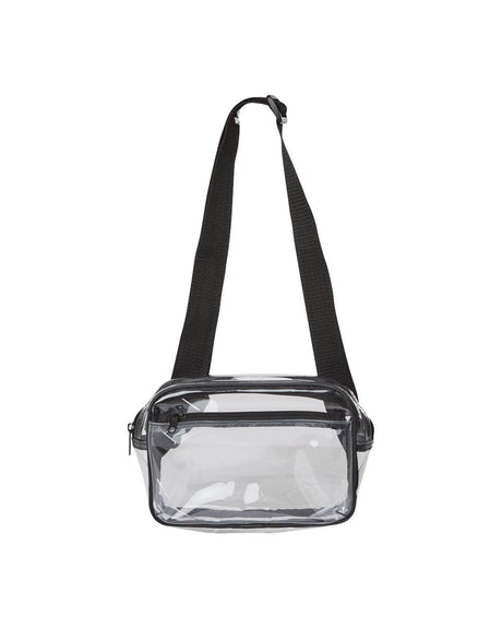Liberty Bags Clear Stadium 2-Pocket Fanny Pack/Crossbody Bag Bags Accessories