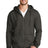 District Made - Men's Mini Stripe Full-Zip Hoodie. DM390 District