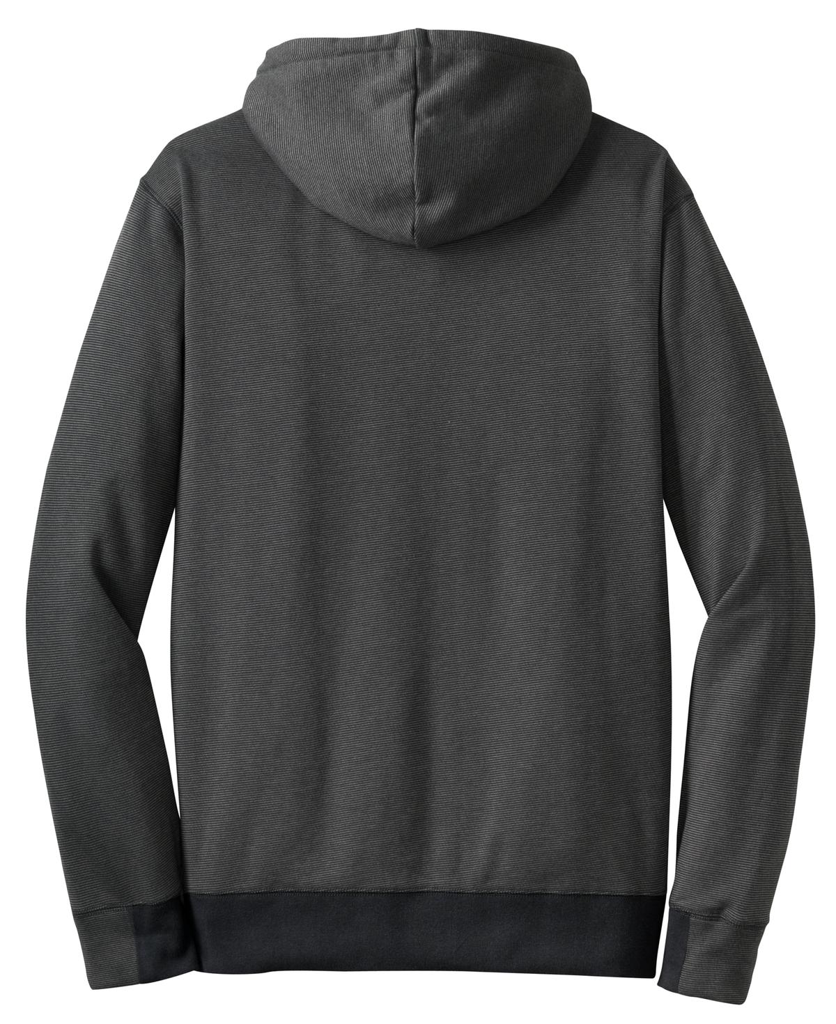 District Made - Men's Mini Stripe Full-Zip Hoodie. DM390 District