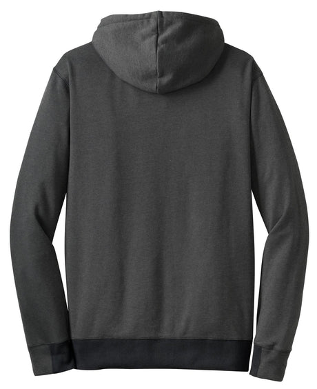 District Made - Men's Mini Stripe Full-Zip Hoodie. DM390 District