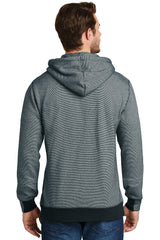 District Made - Men's Mini Stripe Full-Zip Hoodie. DM390 District