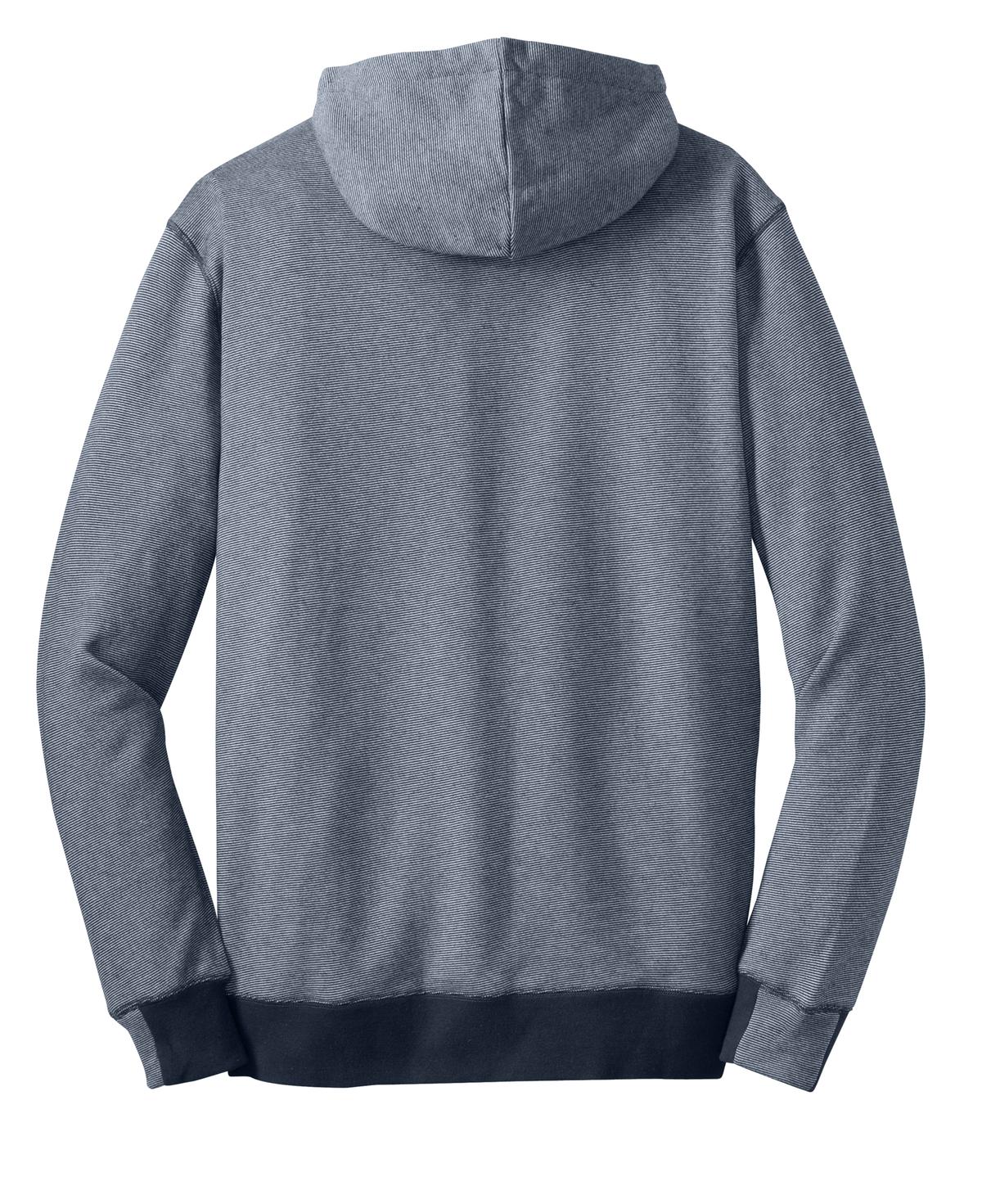 District Made - Men's Mini Stripe Full-Zip Hoodie. DM390 District