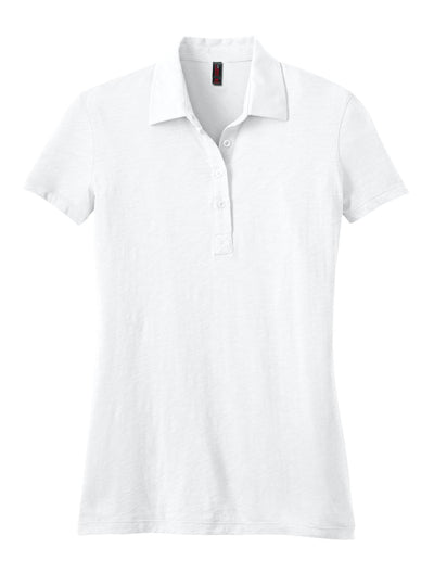 District Made - Ladies Slub Polo. DM450