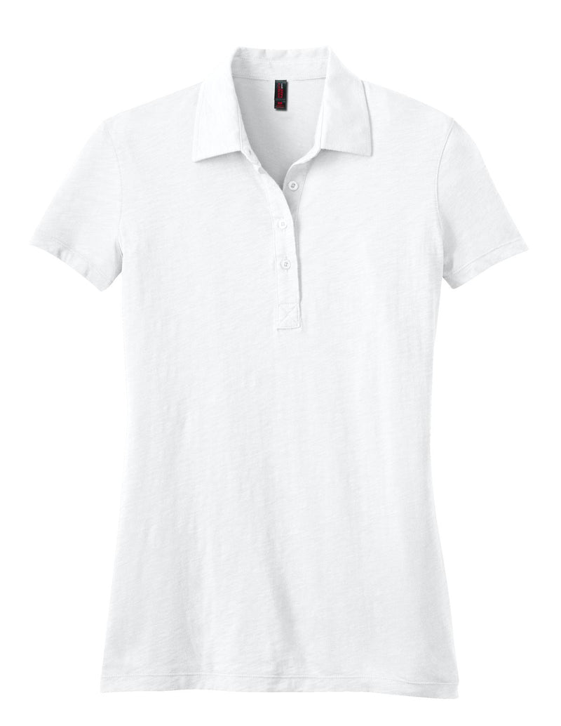 District Made - Ladies Slub Polo. DM450