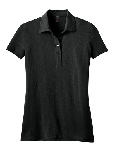 District Made - Ladies Slub Polo. DM450