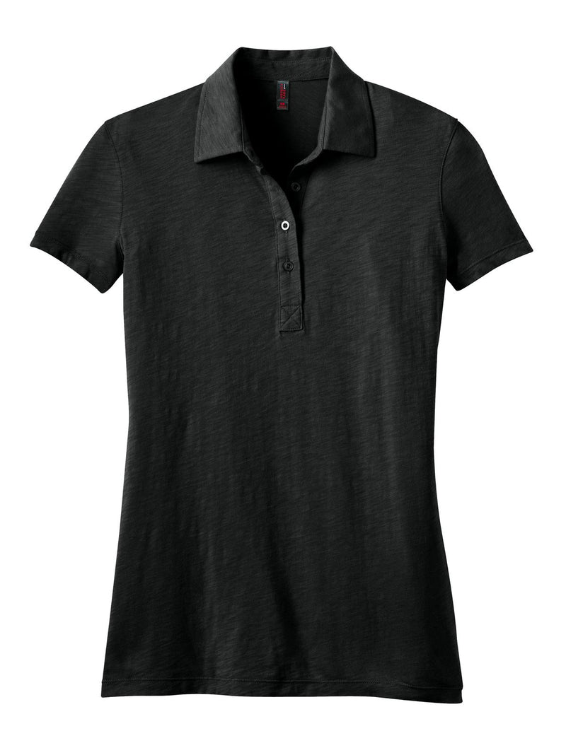 District Made - Ladies Slub Polo. DM450