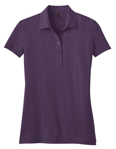 District Made - Ladies Slub Polo. DM450