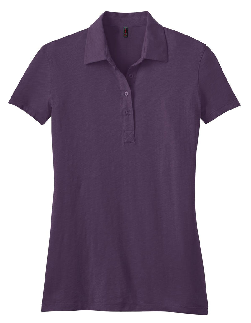 District Made - Ladies Slub Polo. DM450