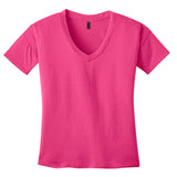 District Made - Ladies Modal Blend Relaxed V-Neck Tee. DM480 District
