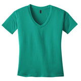 District Made - Ladies Modal Blend Relaxed V-Neck Tee. DM480 District