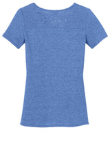 District Ladies Tri-Blend Lace Tee. DM441 District